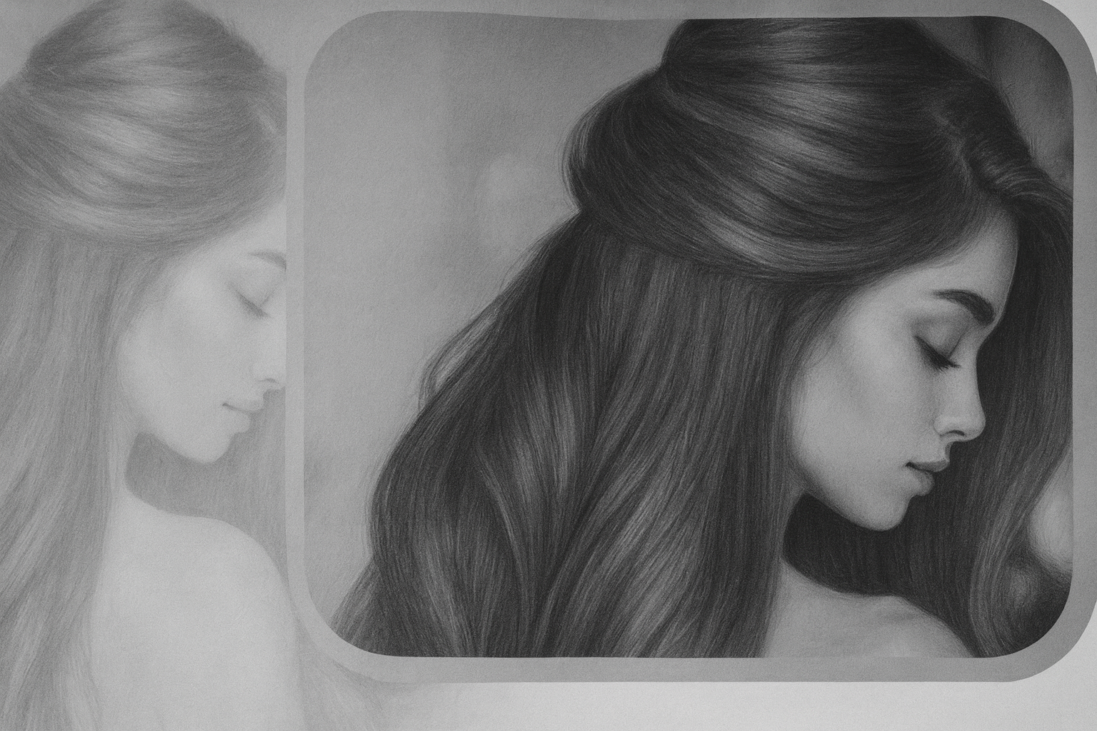 Contoh hasil pewarnaan rambut